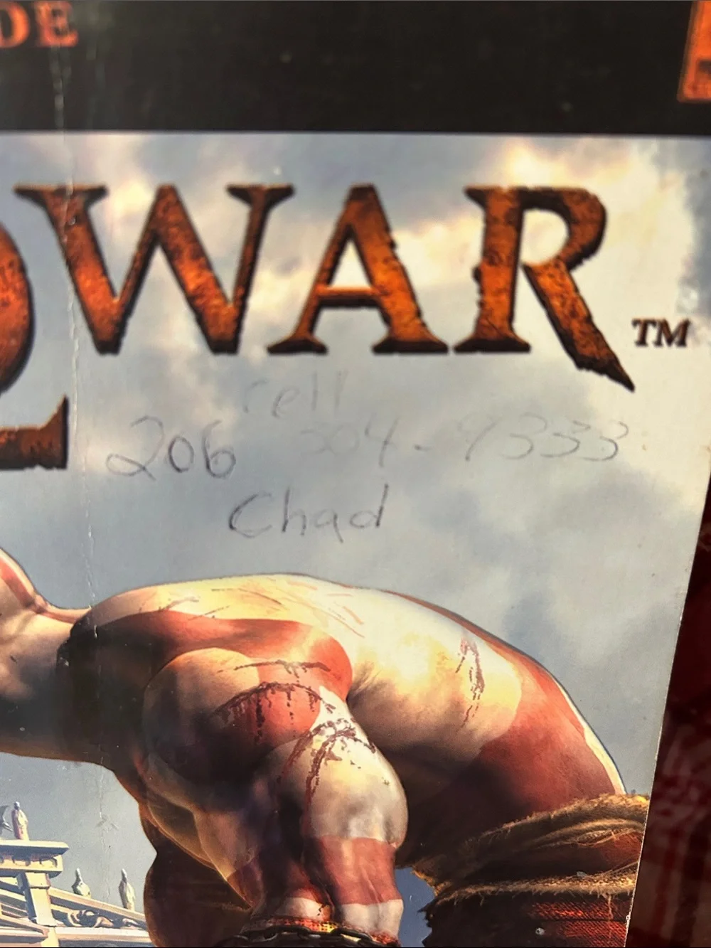 Official God of War Strategy Guide - - Red/Black Cover ( no dvd)